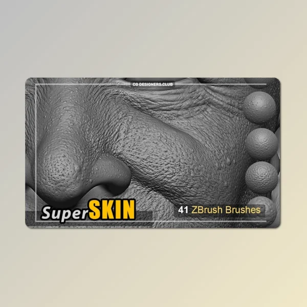 ZBrush Brushes Set for Realistic Human Skin