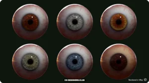 Eye 3D Models by FlippedNormals