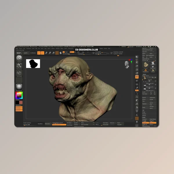 Introduction to ZBrush Course by FlippedNormals