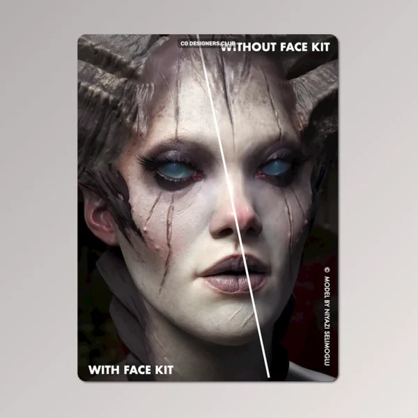 Download Face Kit Alphas by FlippedNormals