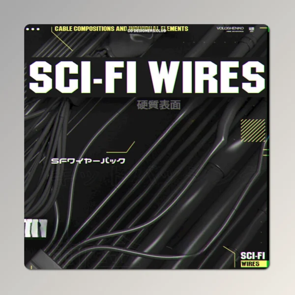 FREE Download Sci-Fi Wires 3D Models