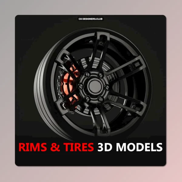 FREE Download Rims and Tire 3D Models