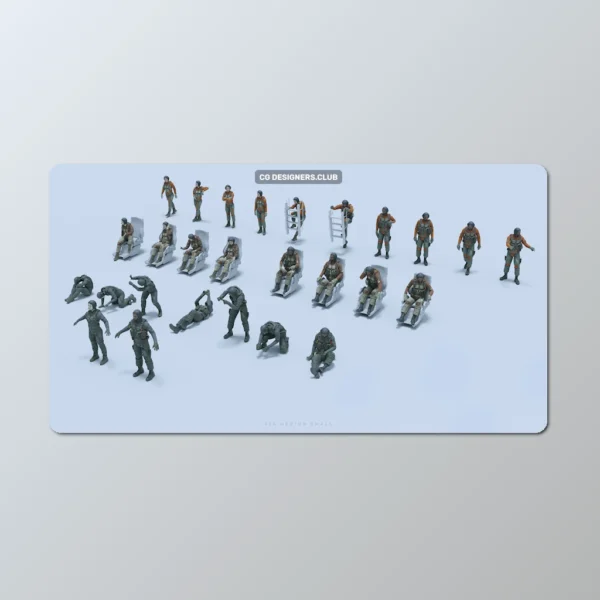 Download Mech Squad 3D Models Package by BIG/MEDIUM/SMALL