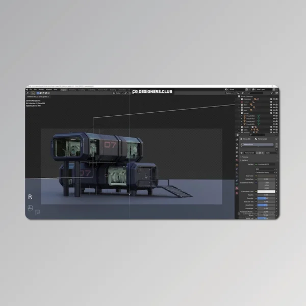 Download Concept Environment Course by Blender bros + Project File