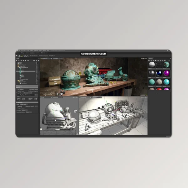 FREE Download Marmoset Toolbag (5.00.5008) for Win and Mac + Crack and Library