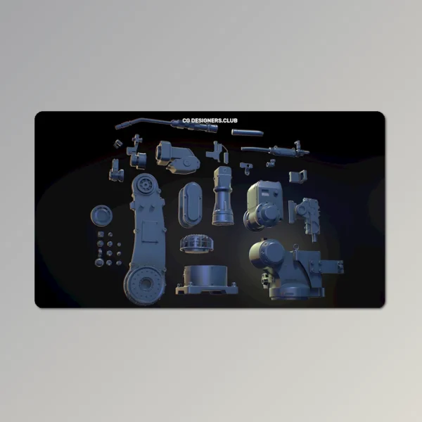 FREE Download Industrial Robotic Arm 3D Models