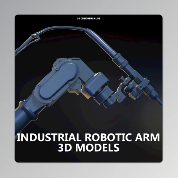 FREE Download Industrial Robotic Arm 3D Models