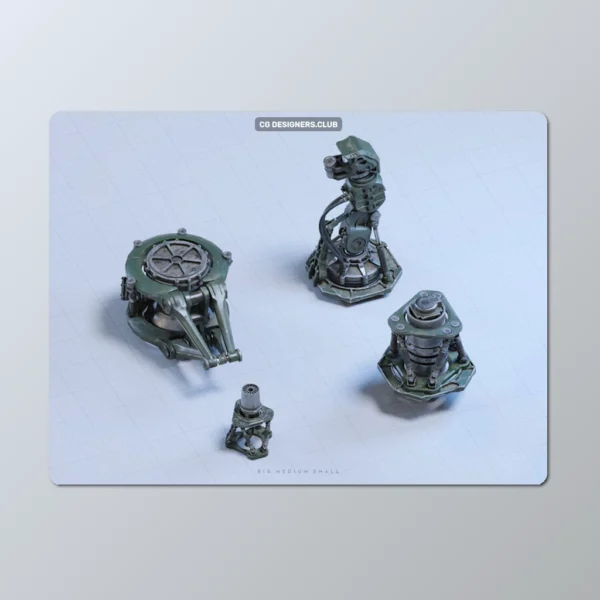 Download Mech Squad 3D Models Package by BIG/MEDIUM/SMALL