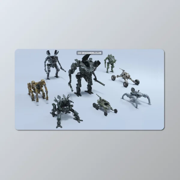 Download Mech Squad 3D Models Package by BIG/MEDIUM/SMALL