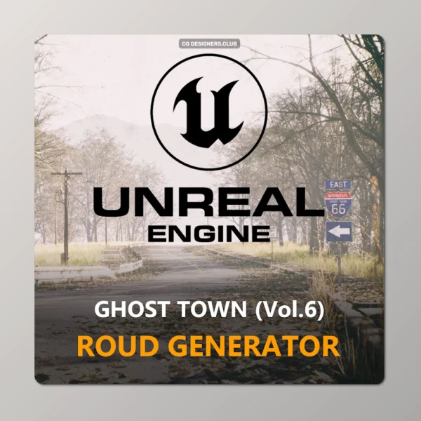 FREE Download Ghost Town Roud Generator for Unreal Engine