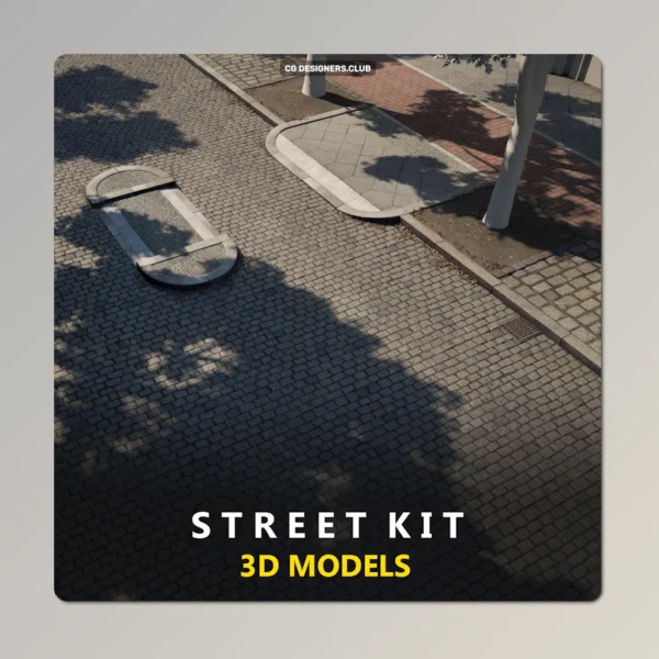 Download Street Kit 3D Models