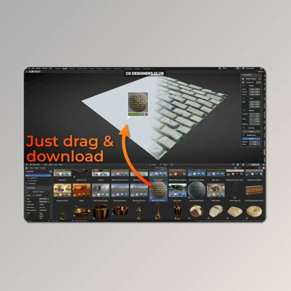 Download Asset Bridge Plugin for Blender