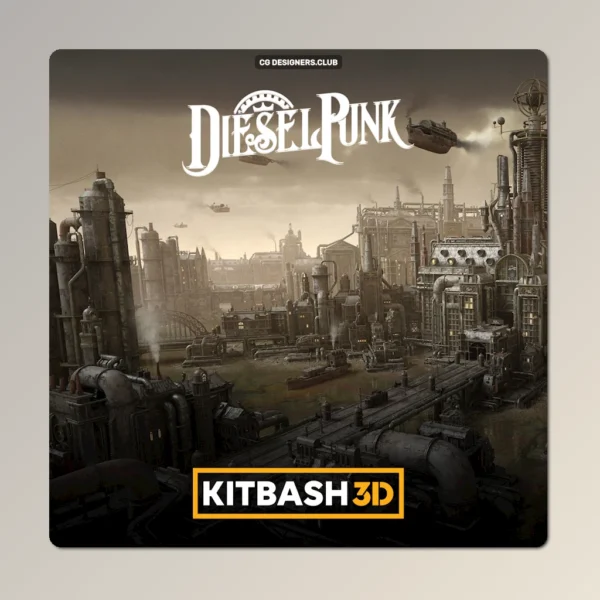 DieselPunk 3D Models by Kitbash 3D