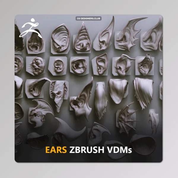 Download Ear Zbrush VDMs