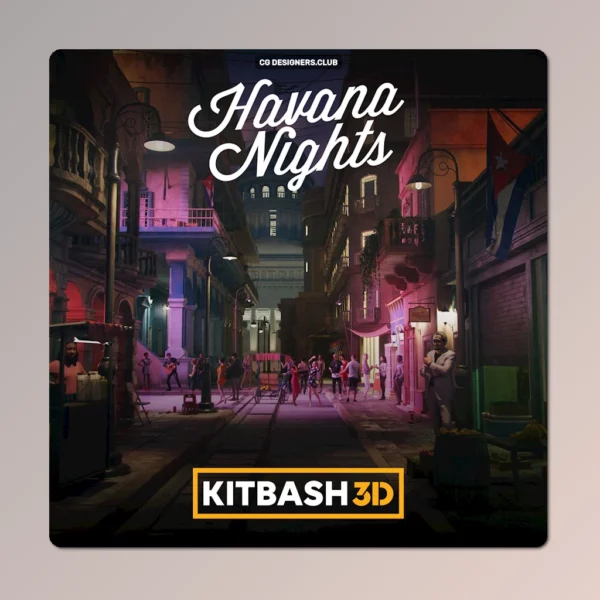 FREE Download Havana Nights 3D Models by Kitbash 3D