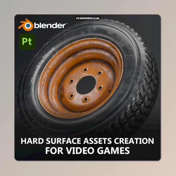 Download Hard Surface Asset Creation for Video Games Course