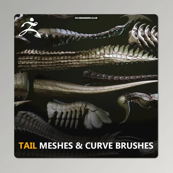 Download Tail Meshes & Curve Brushes