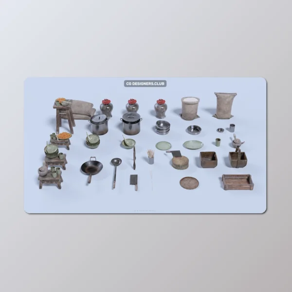 Download WatterVilage 3D Models Package by BIG/MEDIUM/SMALL