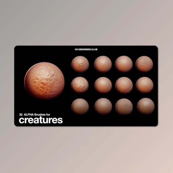 FREE Download Alpha Brushes for Creatures