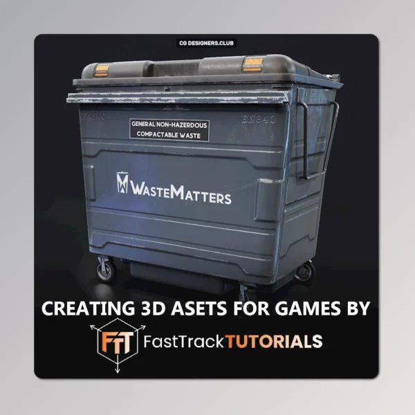 Download Creating 3D Assets for Games Course by FastTrack Tutorials