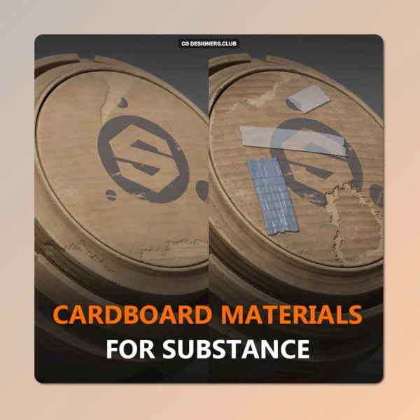 FREE Download Cardboard Materials Pack Substance Painter