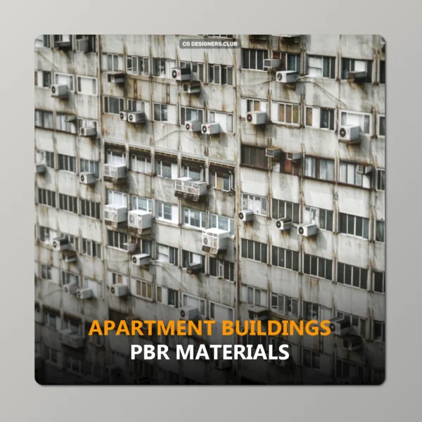 FREE Download Apartment Buildings PBR Materials