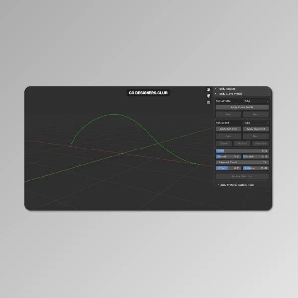 Download Handy Curve Profile for Blender