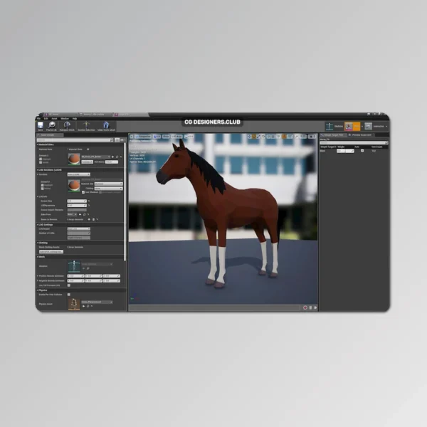 Download Horse Animset for Unreal Engine