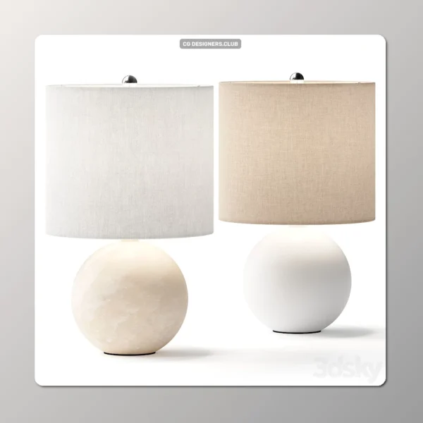 Download Table Lamp 3D Model by 3DSky