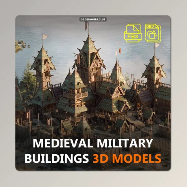 FREE Download Medieval Military Buildings 3D Models