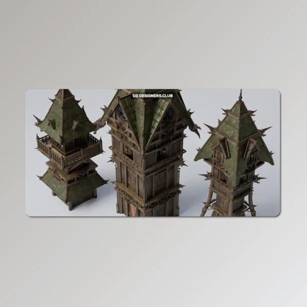 FREE Download Medieval Military Buildings 3D Models