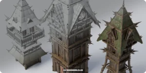 FREE Download Medieval Military Buildings 3D Models