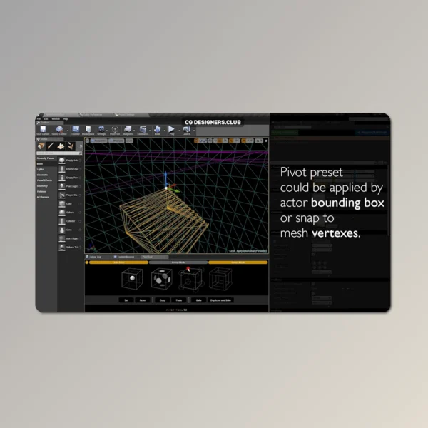 FREE Download Pivot Tool for Unreal Engine