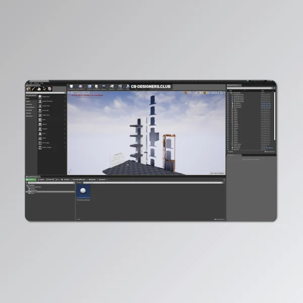 Download Procedural Elevator for Unrteal Engine