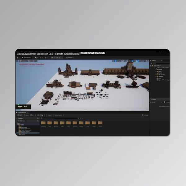 Download Quick Environment Creation in UE5 by FastTrack Tutorials