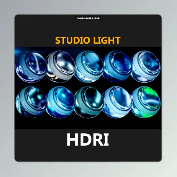 FREE Download 100 Studio HDRI Lights