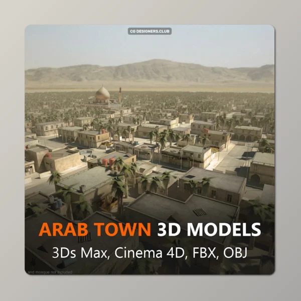 Download Arab Town 3D Models