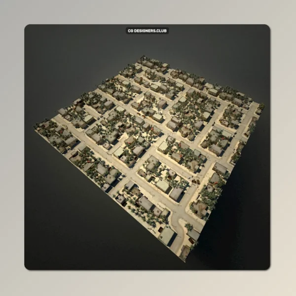 Download Arab Town 3D Models