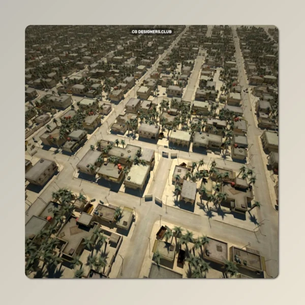 Download Arab Town 3D Models