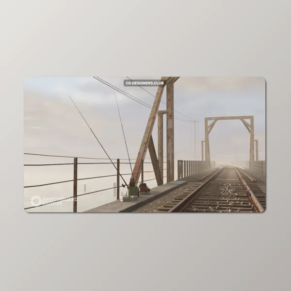 Download Coastal Wetland & Railroad Bridge