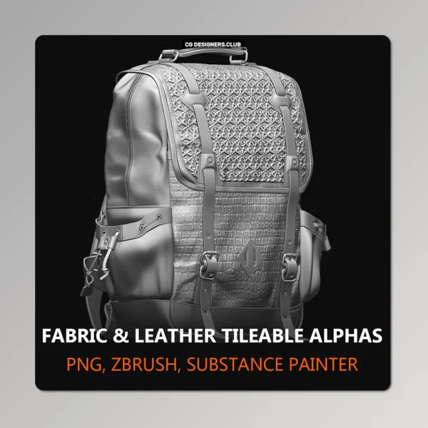 Download Fabric & Leather Tileable Alphas