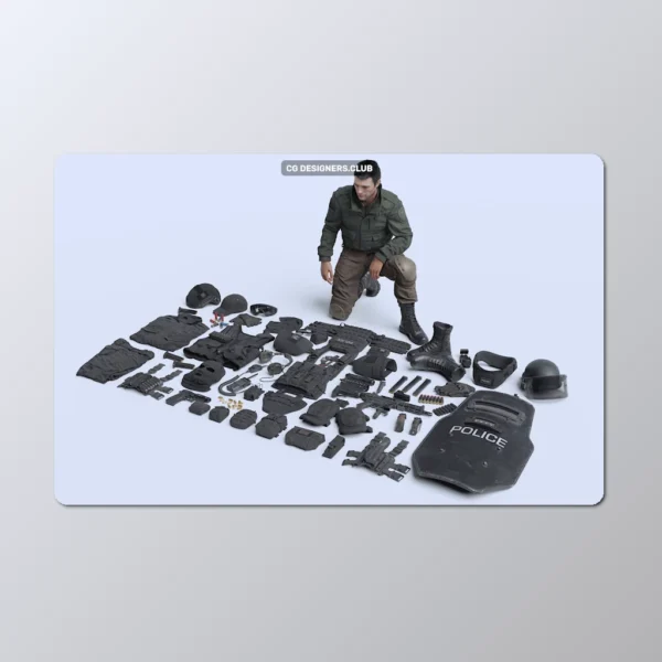 Download Swat 3D Models Package by BIG/MEDIUM/SMALL