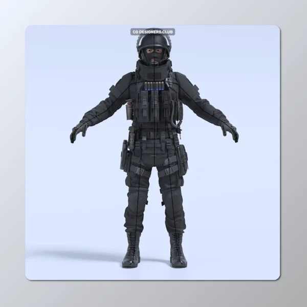 Download Swat 3D Models Package by BIG/MEDIUM/SMALL