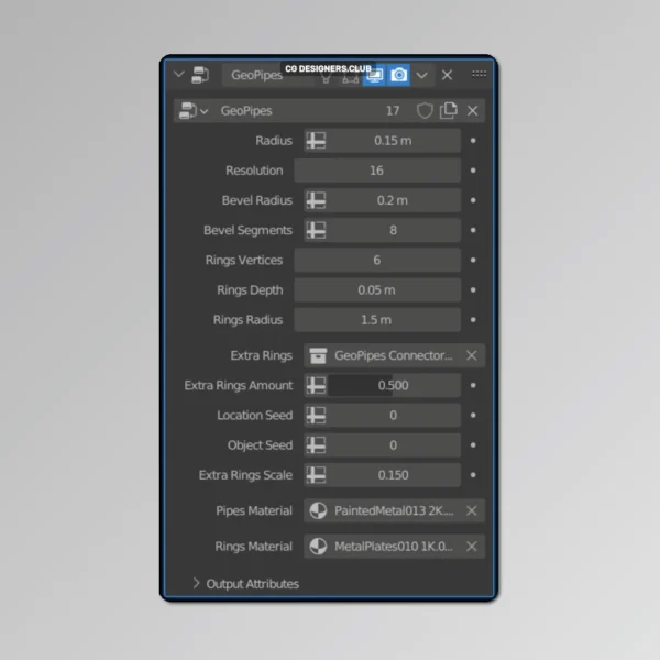 FREE Download GeoPipes Addon for Blender