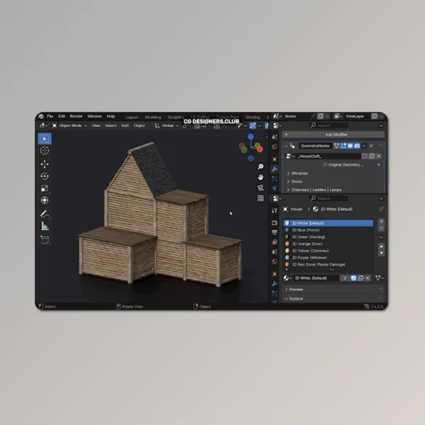 Download House Craft Addon for Blender