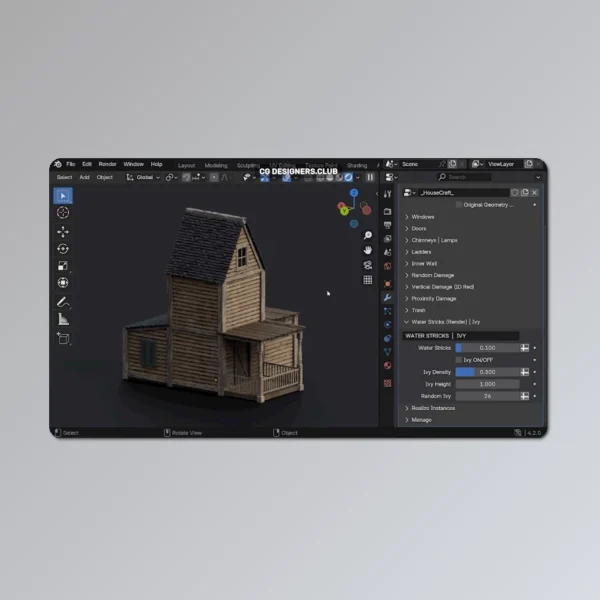 Download House Craft Addon for Blender
