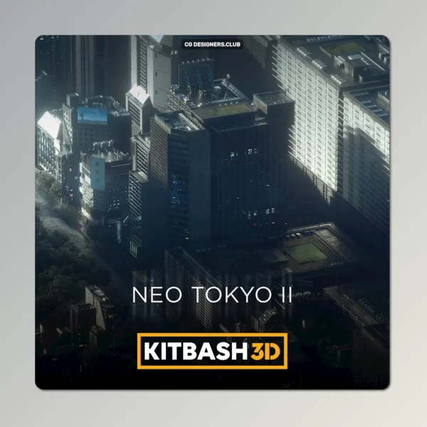 Download Neo Tokyo 2 3D Models by Kitbash 3D