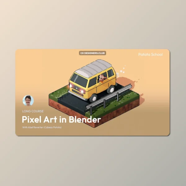 Download Pixel Art in Blender by Patata School