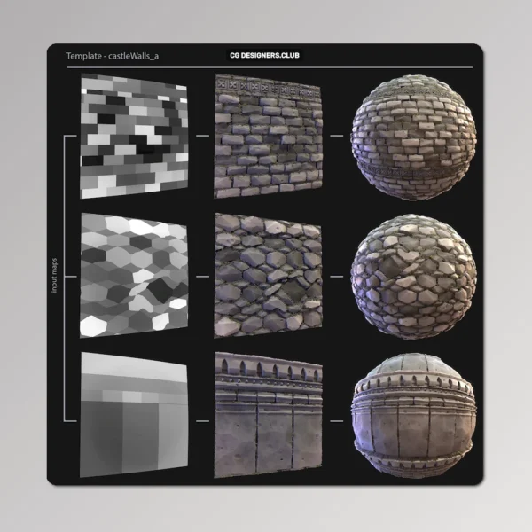 Download Stylized Tile Generator for Substance Painter