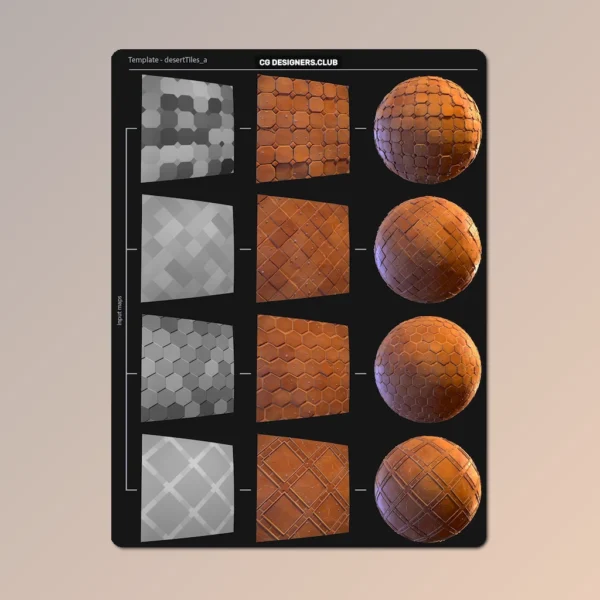 Download Stylized Tile Generator for Substance Painter